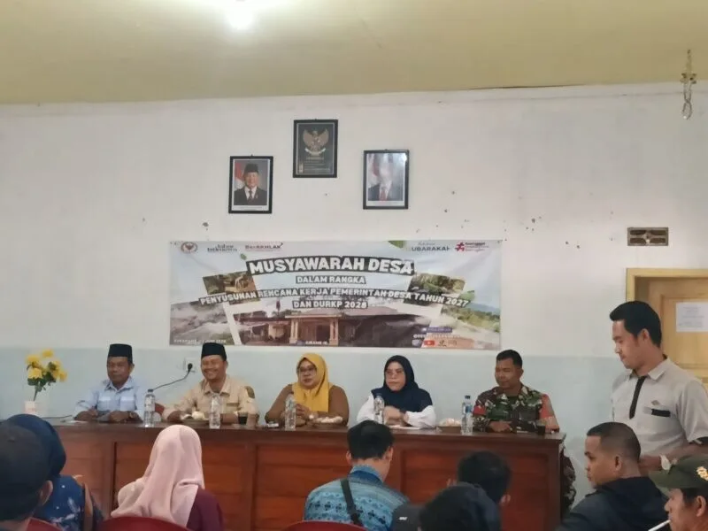 Babinsa Desa Sukarame Hadiri Musyawarah Desa Penyusunan RKP Desa Tahun 2027 Dan DURKP Tahun 2028