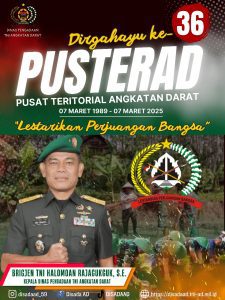 Dirgahayu PUSTERAD Ke - 36