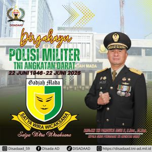 Dirgahayu POLISI MILITER TNI ANGKATAN DARAT