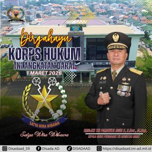 Dirgahayu KORPS HUKUM TNI ANGKATAN DARAT