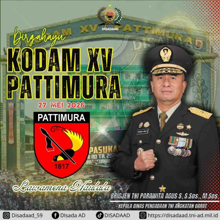 Dirgahayu KODAM XV PATTIMURA