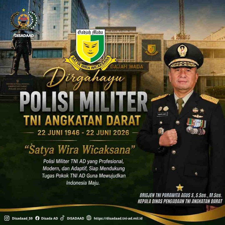 Dirgahayu POLISI MILITER TNI ANGKATAN DARAT