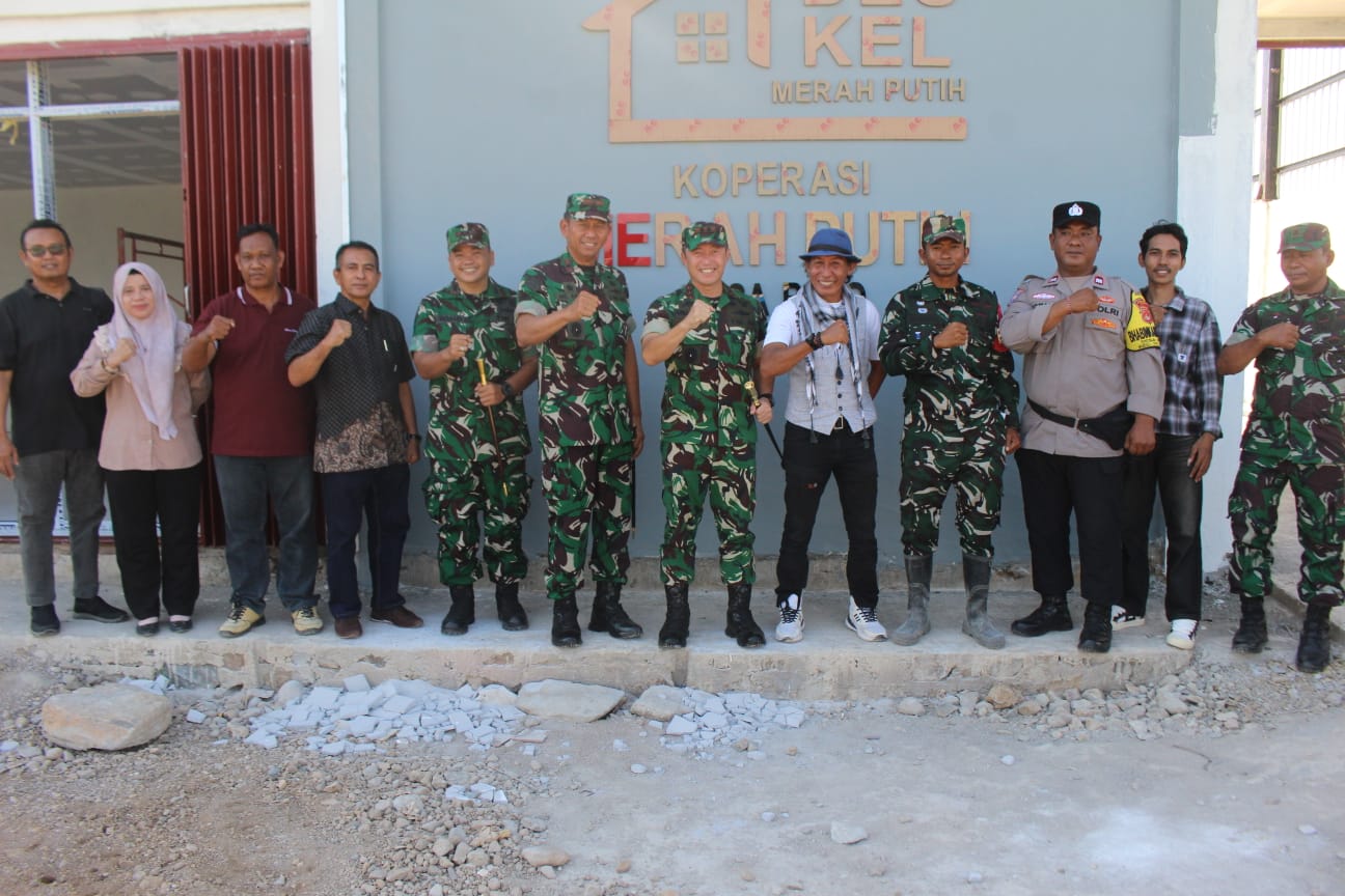 Pangdam IX/Udayana Tinjau KDKMP di Bima, Dorong Penguatan Ekonomi Desa Berbasis Koperasi