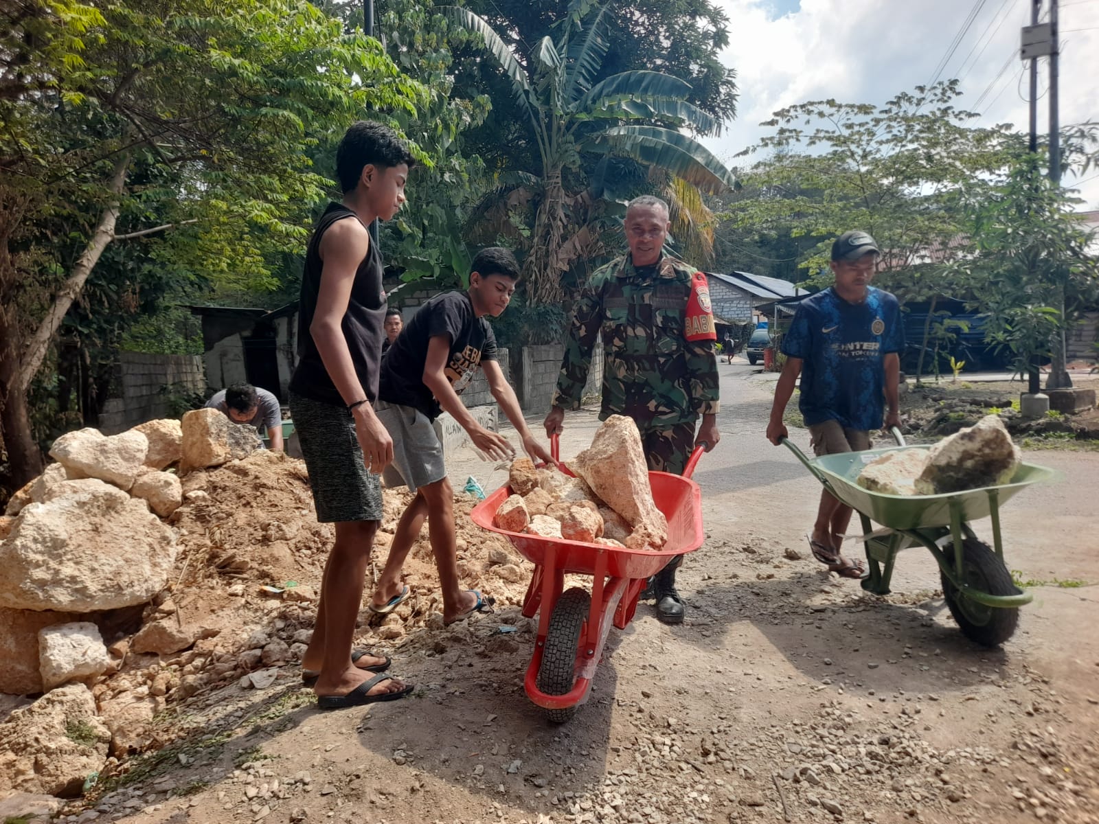 Kodim 1604/Kupang Bangun Jembatan Beton, Perkuat Konektivitas dan Dorong Kesejahteraan Warga
