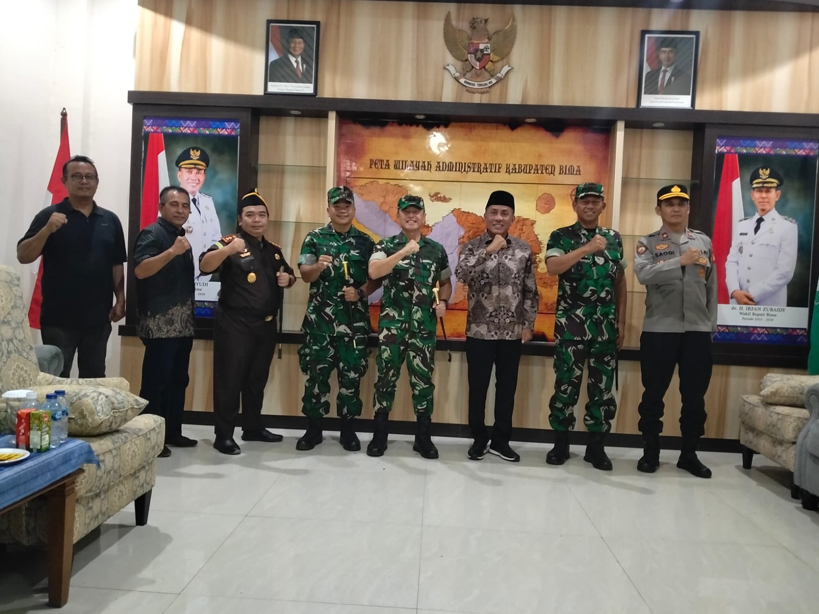 Pangdam IX/Udayana Tiba di Bima, Disambut Hangat Dandim dan Forkopimda