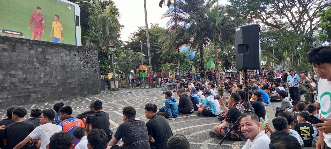Dandim 1623/Karangasem Hadiri Nobar Piala Dunia FIFA 2026, Perkuat Sinergi dan Kebersamaan dengan Masyarakat