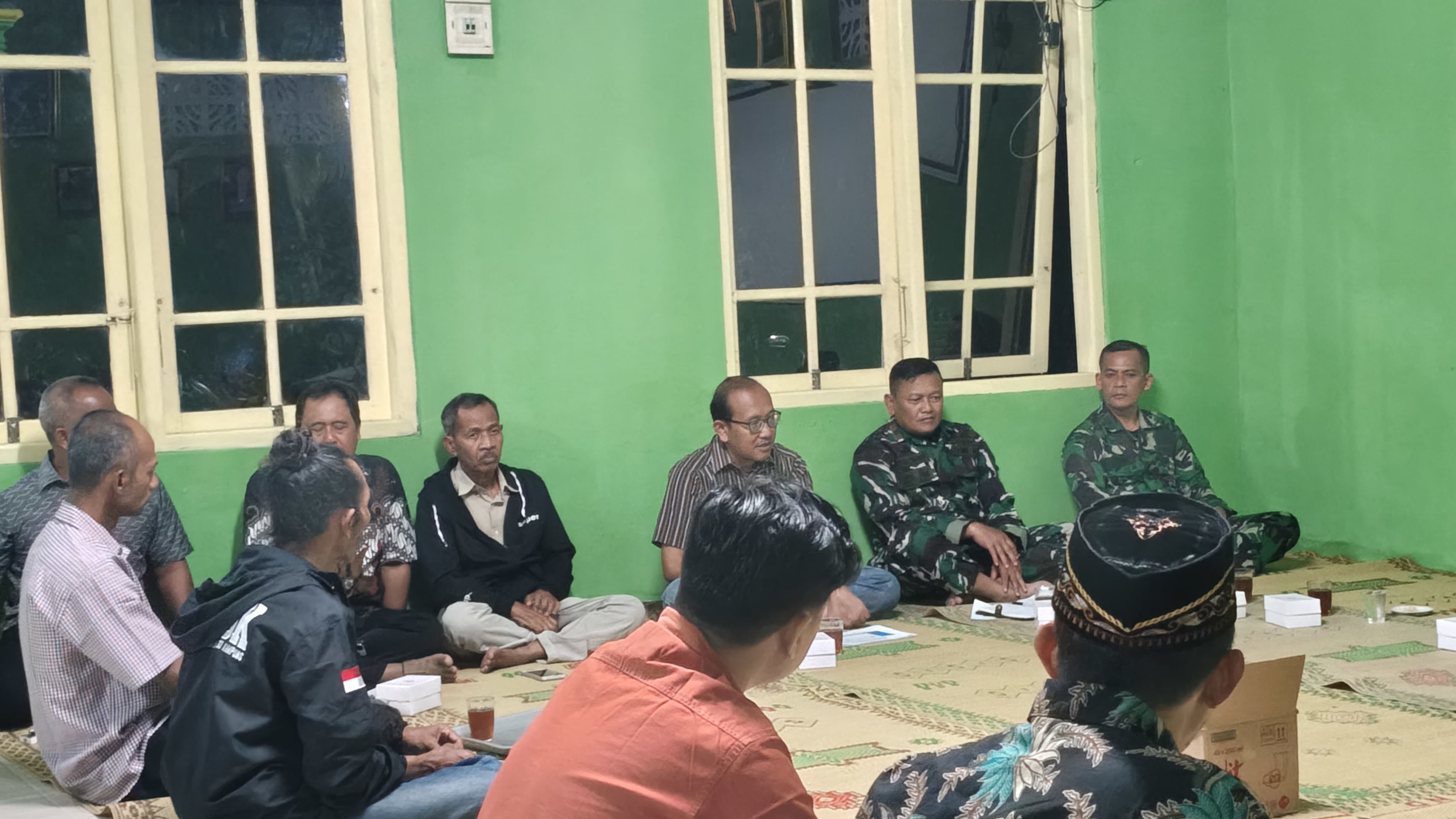 Koramil Depok Sleman Sosialisasikan Pembangunan Jembatan