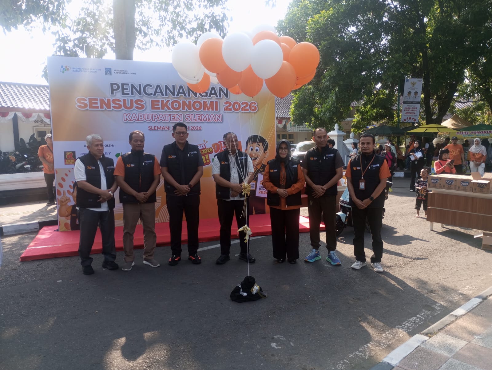 Kasdim Sleman Hadiri Pencanangan Sensus Ekonomi 2026