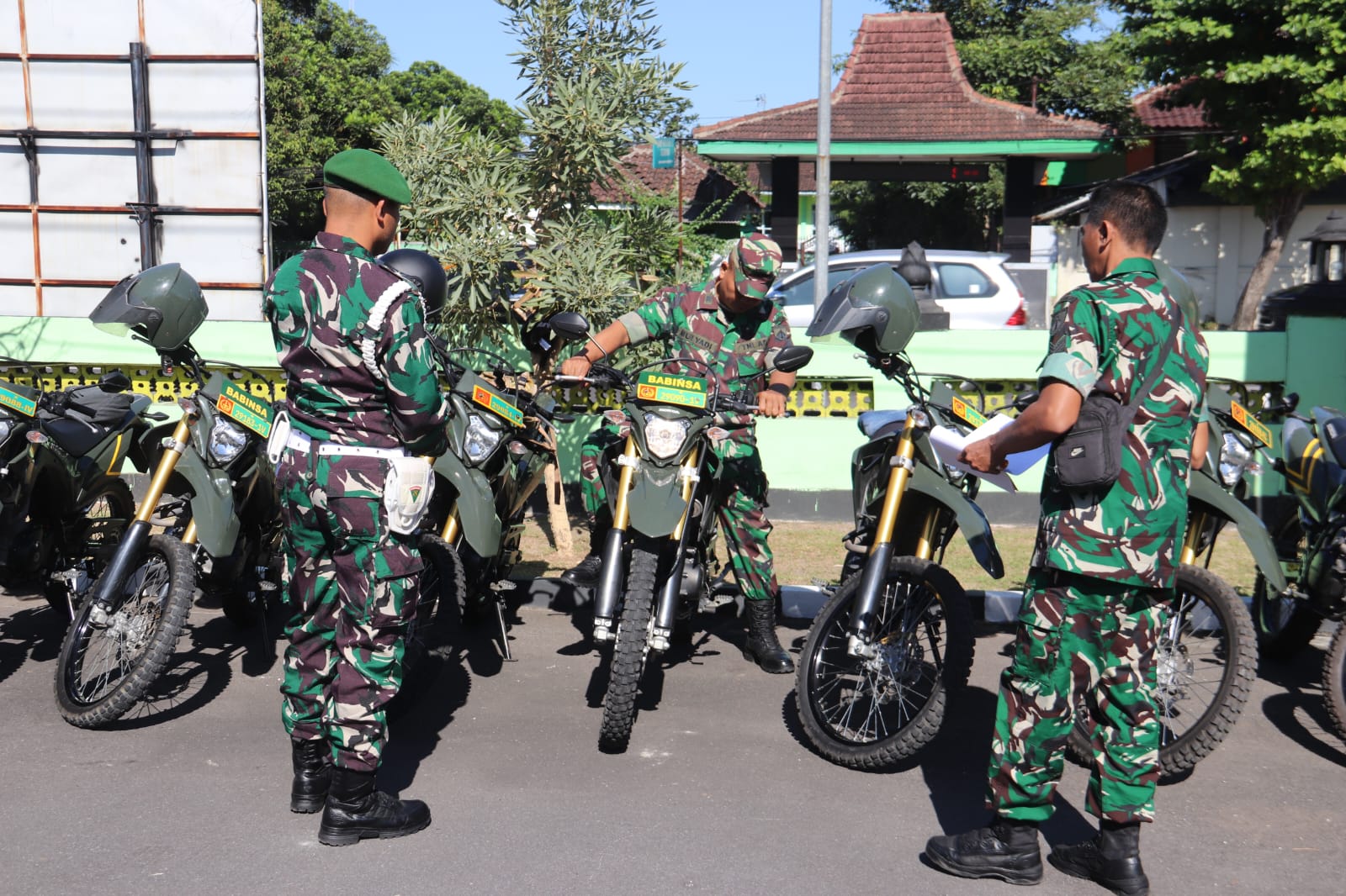 Tim Rikmat Denpal IV/2 Yogyakarta Kunjungi Kodim 0732/Sleman