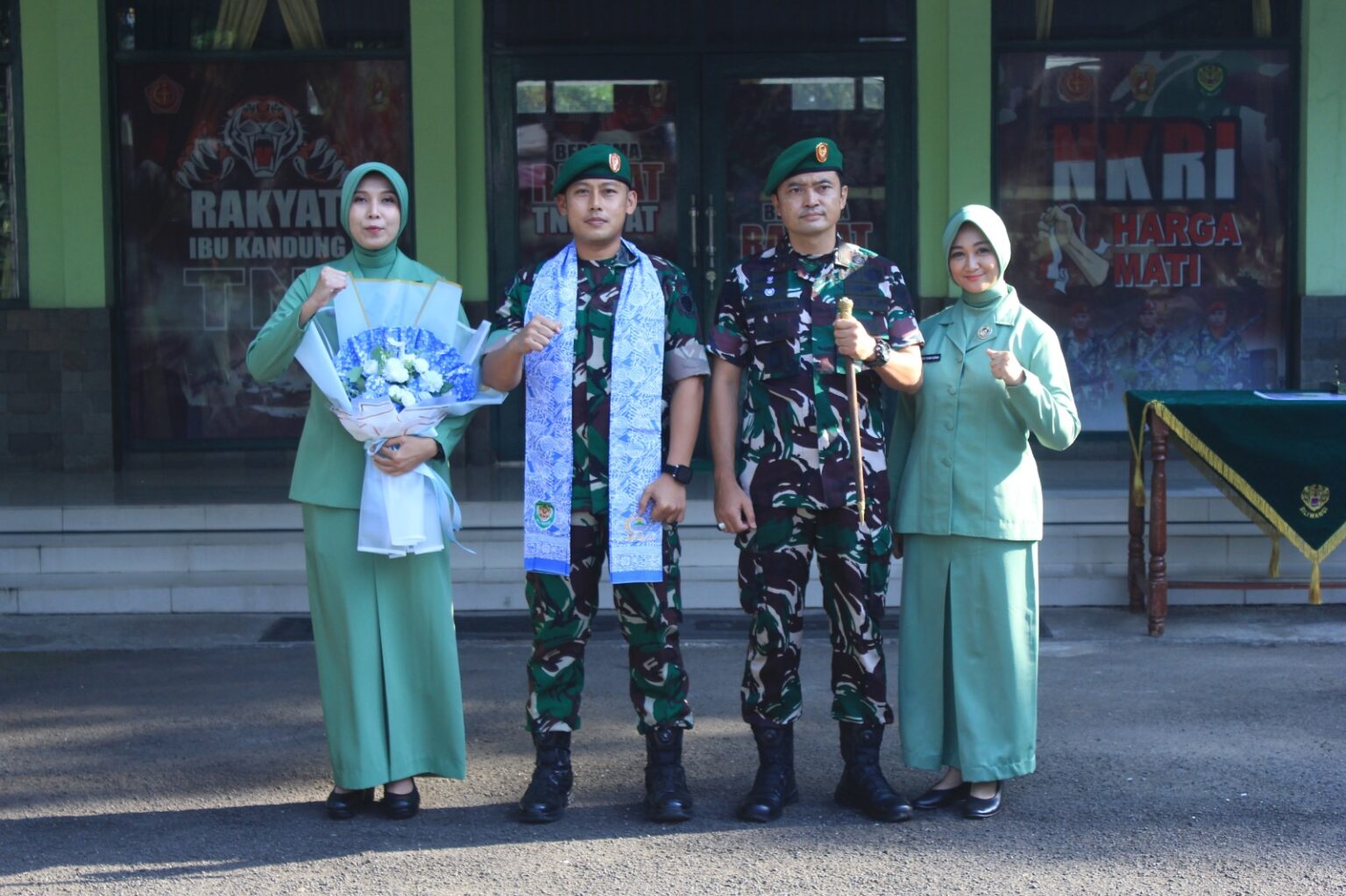 Penuh Keakraban, Kodim 0617/Majalengka Sambut Dandim Baru Letkol Inf Rendra Dwi Jayanto