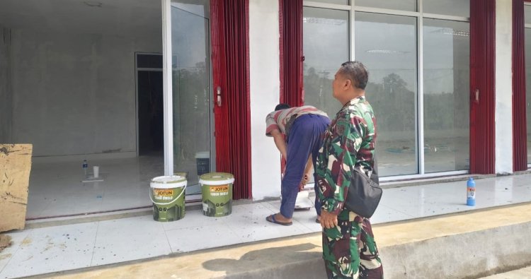 Danposramil Purabaya Awasi Pembangunan KDKMP di Desa Margaluyu, Pastikan Kualitas Pekerjaan Tetap Terjaga