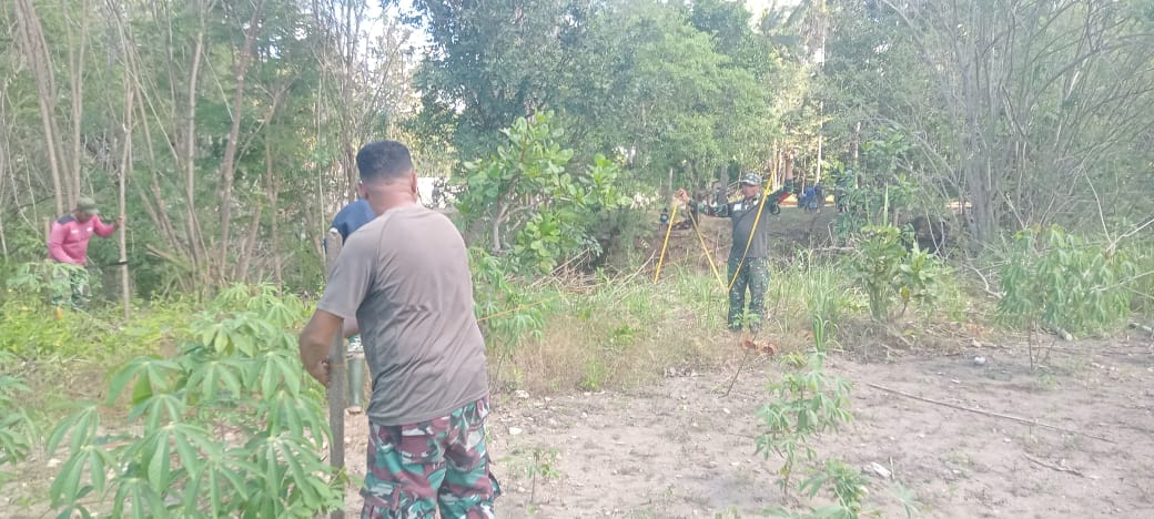 Kodim 1618/TTU Mulai Pembangunan Jembatan Perintis Garuda, Buka Harapan Baru bagi Masyarakat Perbatasan