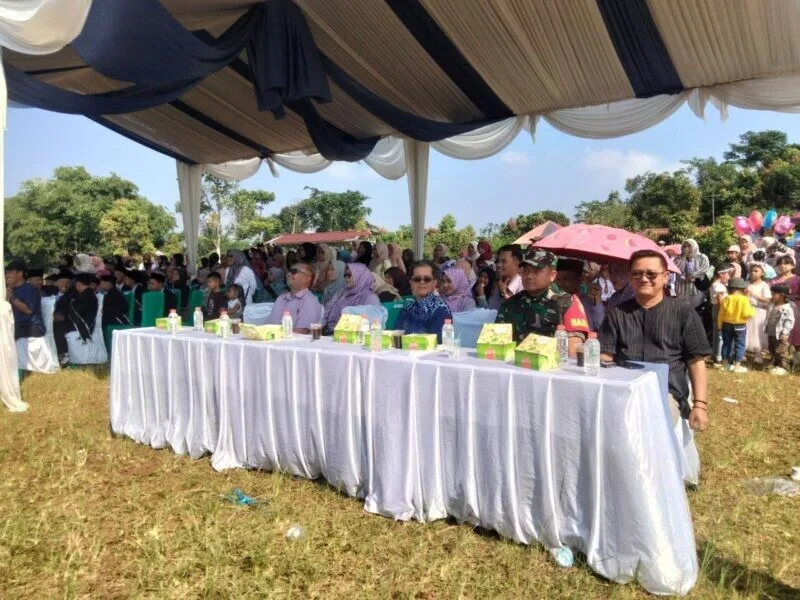 Babinsa Koramil 2208/Nyalindung Hadiri Acara Perpisahan Siswa SDN Disitu