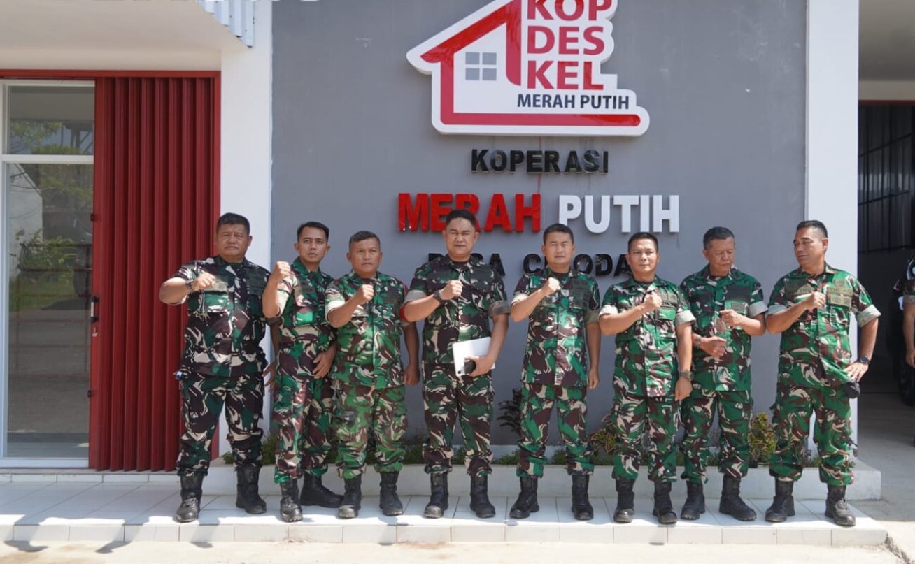 Danrem 062/Tarumanagara Tinjau Hasil Pembangunan KDKMP di Wilayah Kodim 0624/Kabupaten Bandung