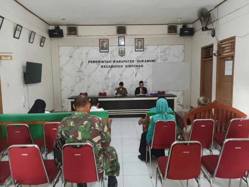 Babinsa Koramil 2202/Palabuhanratu Hadiri Pembentukan Panitia PHBN di Kecamatan Simpenan