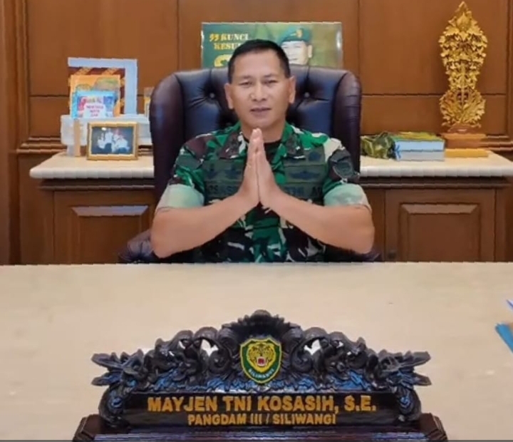 Pangdam III/Slw Sampaikan Ucapan HUT Bhayangkara ke-80