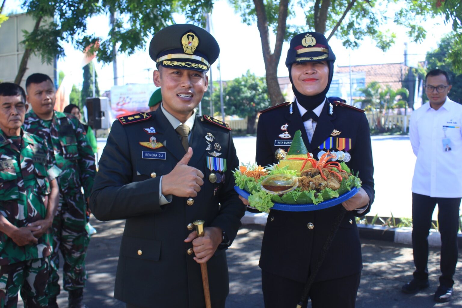 Dandim 0617/Majalengka Hadiri Upacara HUT ke-80 Bhayangkara di Polres Majalengka, Sinergitas TNI-Polri Terus Diperkuat