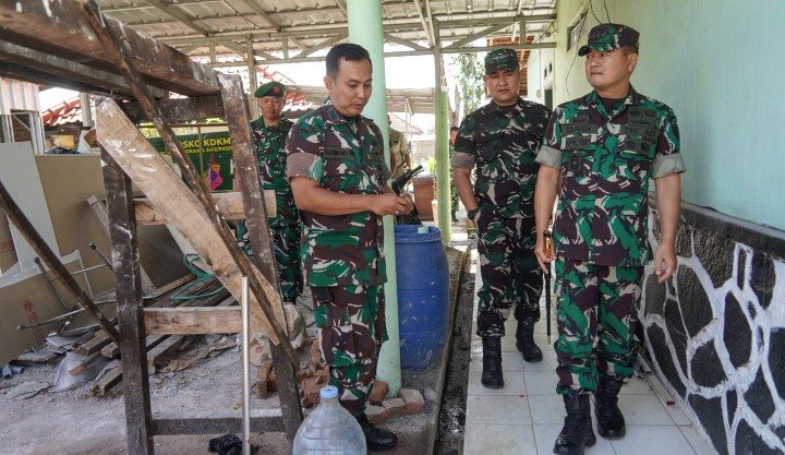 Danrem 062/Tn Tinjau Renovasi Koramil Jajaran Kodim 0624/Kabupaten Bandung
