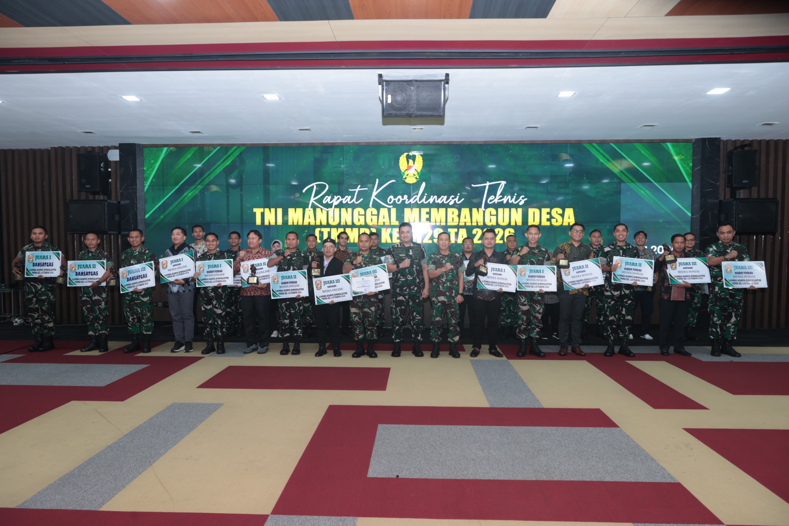 Gelar Rakornis TMMD ke-129, TNI AD Tekankan Publikasi Kreatif, Informatif, dan Inspiratif