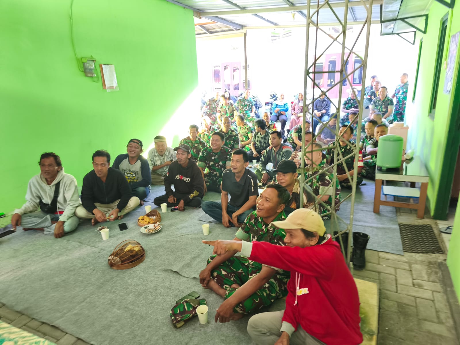 Nobar Piala Dunia Sepak Bola Gembira Tahun 2026 Kodim Sleman Berlangsung Meriah