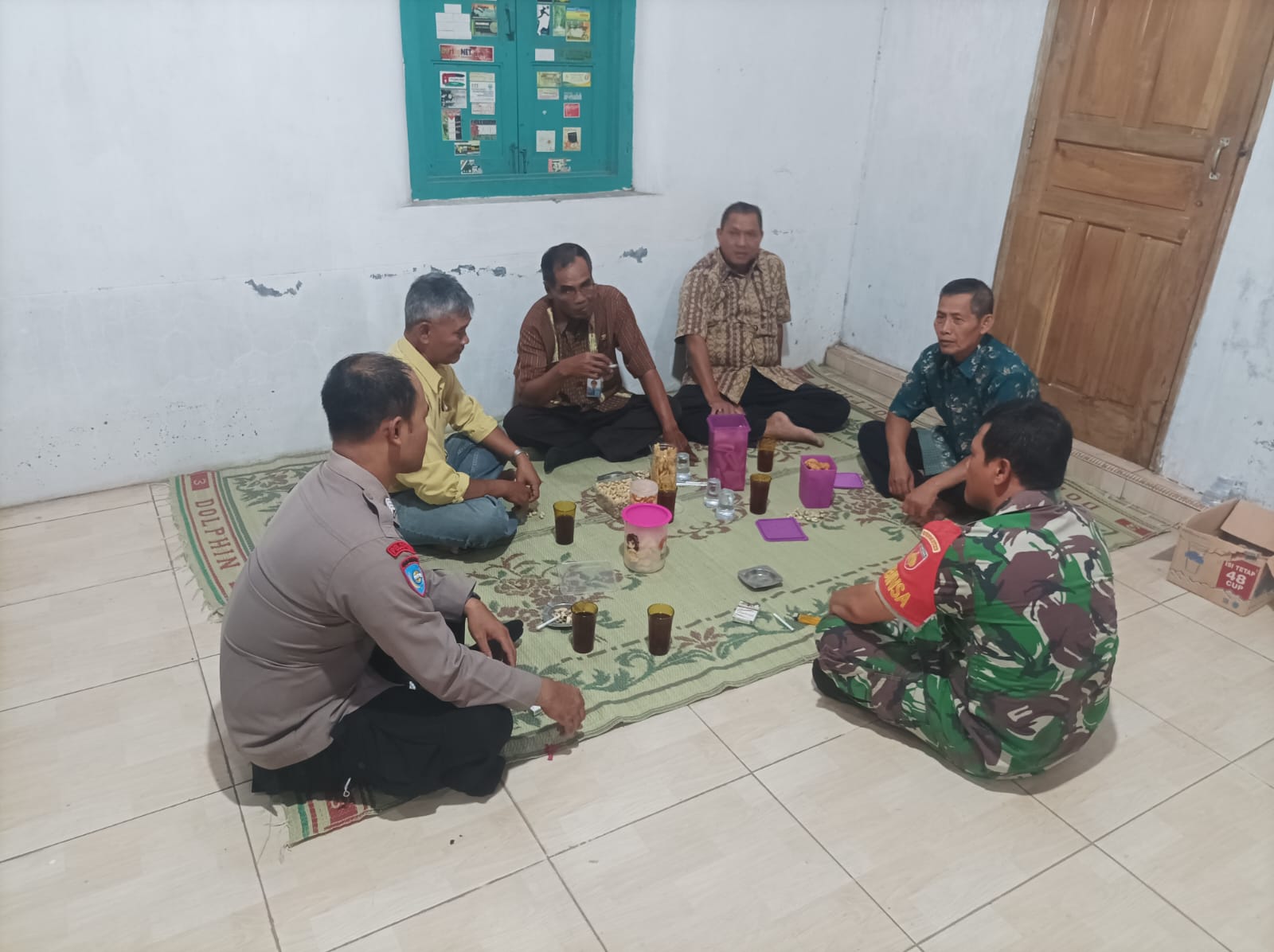 Babinsa Desa Sentono Perkuat Sinergi dengan Tokoh Masyarakat, Dorong Keamanan Dan Ketertiban Wilayah