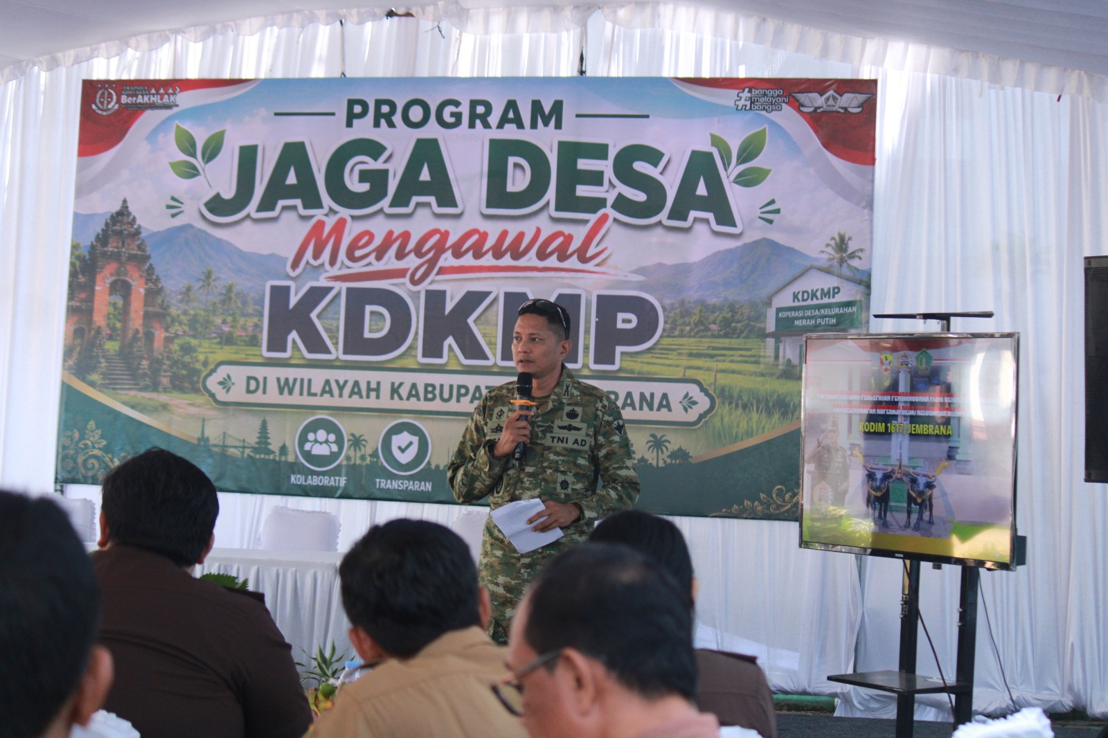 Dandim Jembrana Perkuat Sinergi TNI dan Kejaksaan Kawal Tata Kelola Desa yang Bersih dan Akuntabel