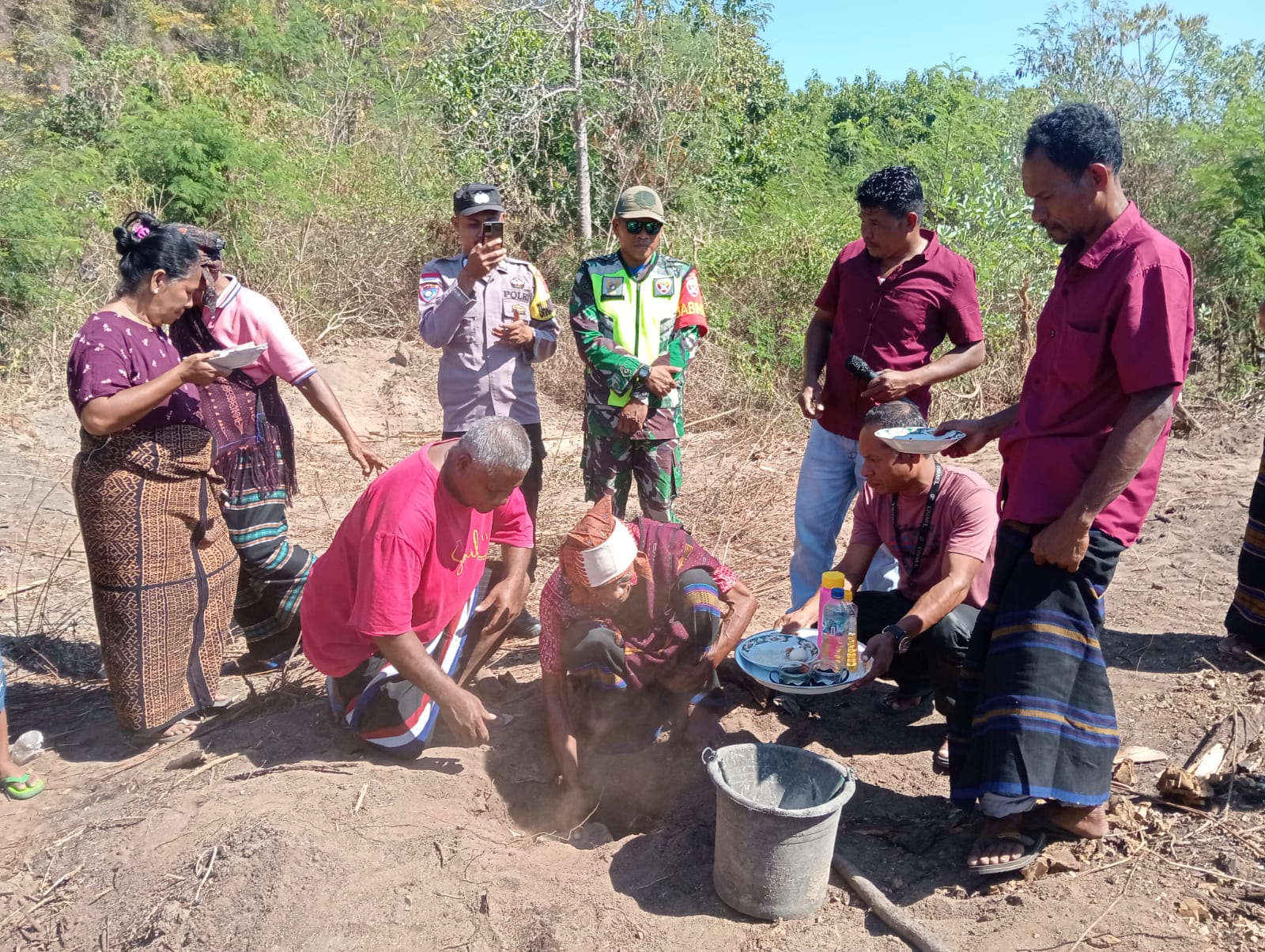 Sinergi TNI, Pemerintah, dan Tokoh Adat Warnai Peletakan Batu Pertama Pabrik Wood Chip di Ende