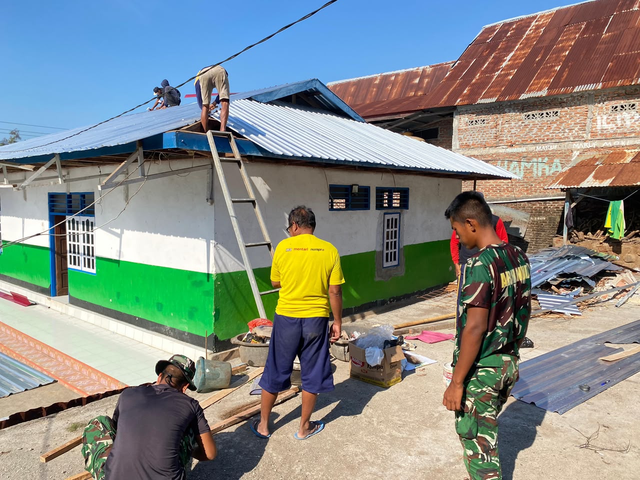 Rehabilitasi Panti Asuhan An-Nur Terus Berjalan, Wujud Kepedulian TNI AD kepada Masyarakat
