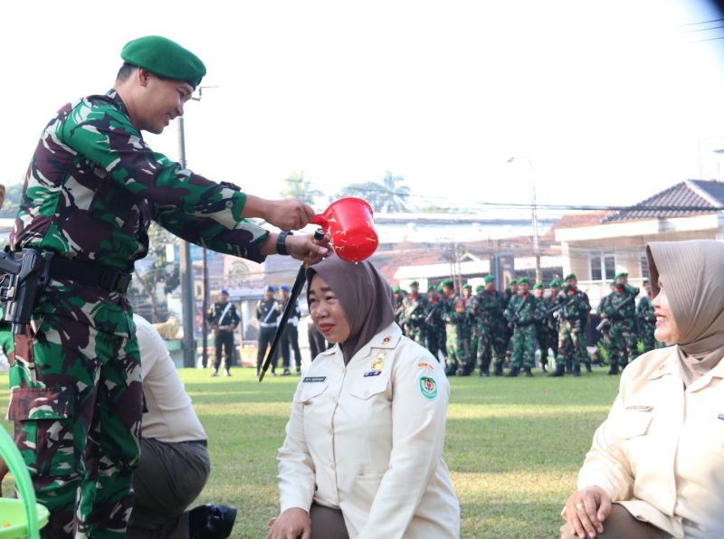Upacara Kenaikan Pangkat PNS di Kodim 0607, Dandim: Jabatan Baru Harus Diiringi Tanggung Jawab Lebih Besar