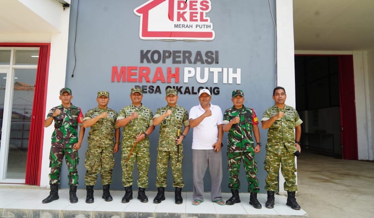Danrem 062/Tn Tinjau Hasil Pembangunan KDKMP di Wilayah Kodim 0609/Cimahi, Capai 100 %