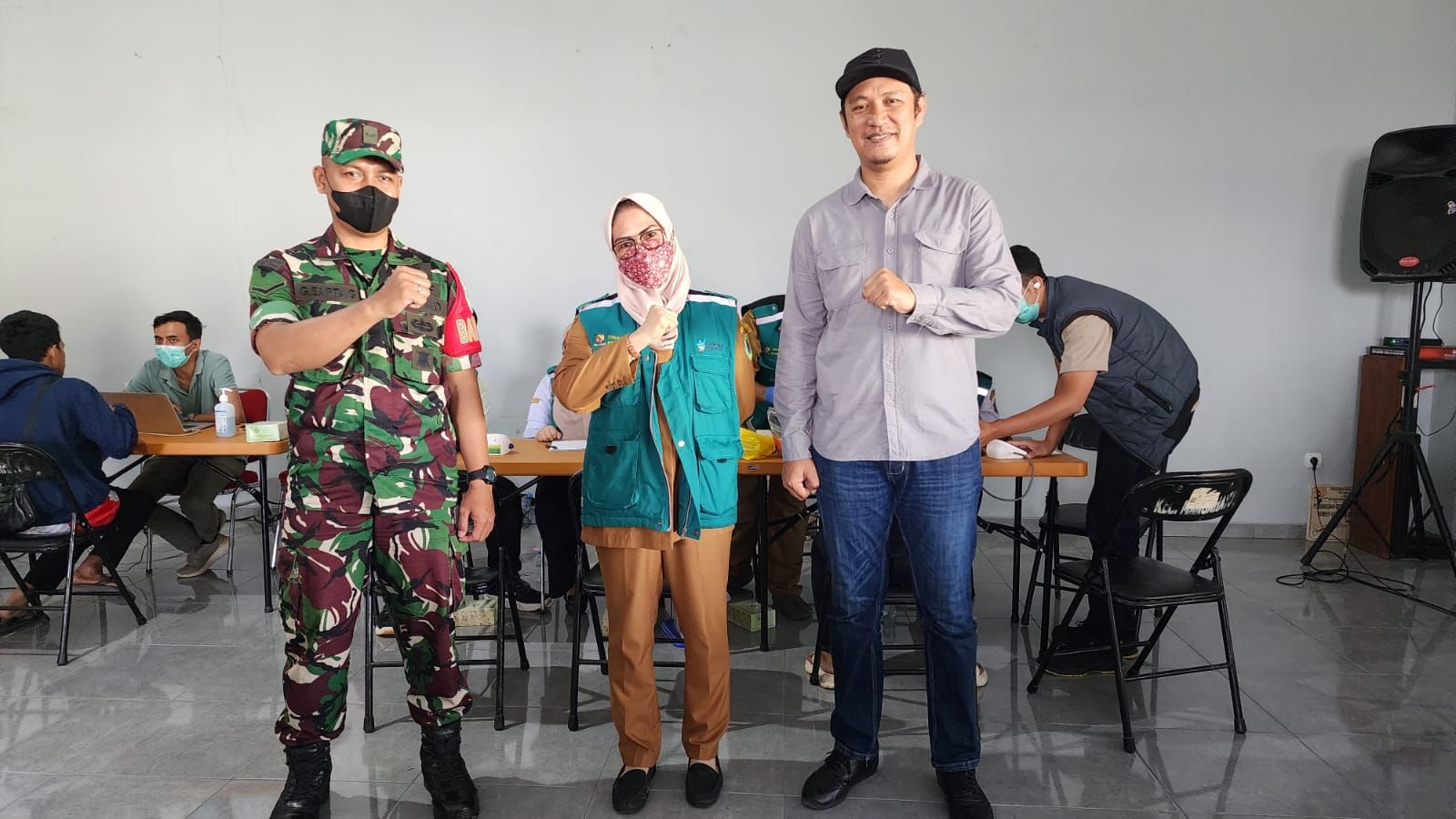 Babinsa Sukamenak Monitor Pelaksanaan Rontgen Dada Gratis untuk Deteksi Dini TBC di Margahayu