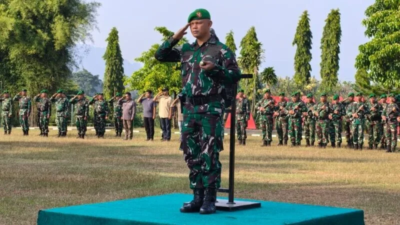 Dandim 0622/Kab. Sukabumi Tekankan Disiplin, Hindari Pelanggaran dan Perkuat Publikasi Positif TNI AD