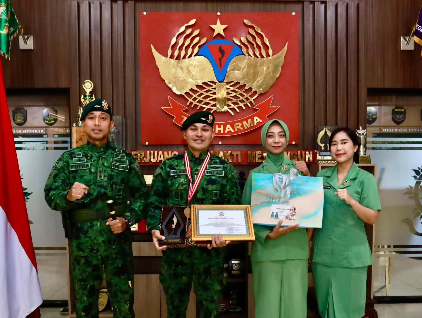 Yonif 330 Kostrad Lepas Wadanyon, Apresiasi Dedikasi Mayor Inf Gilang Ramadhan