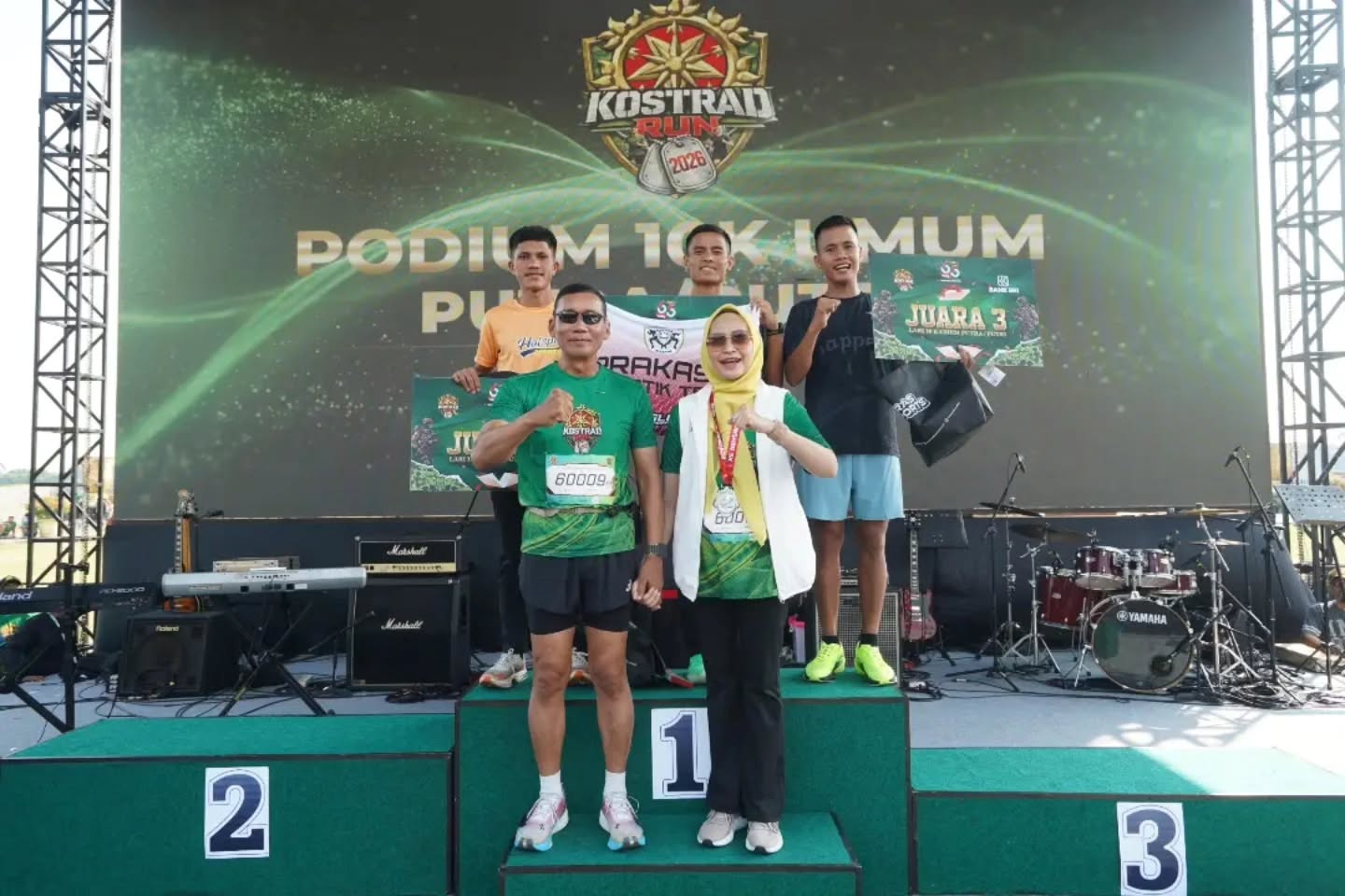 Atlet Lari Divif 1 Kostrad Sabet Tiga Podium pada Kostrad Run 2026