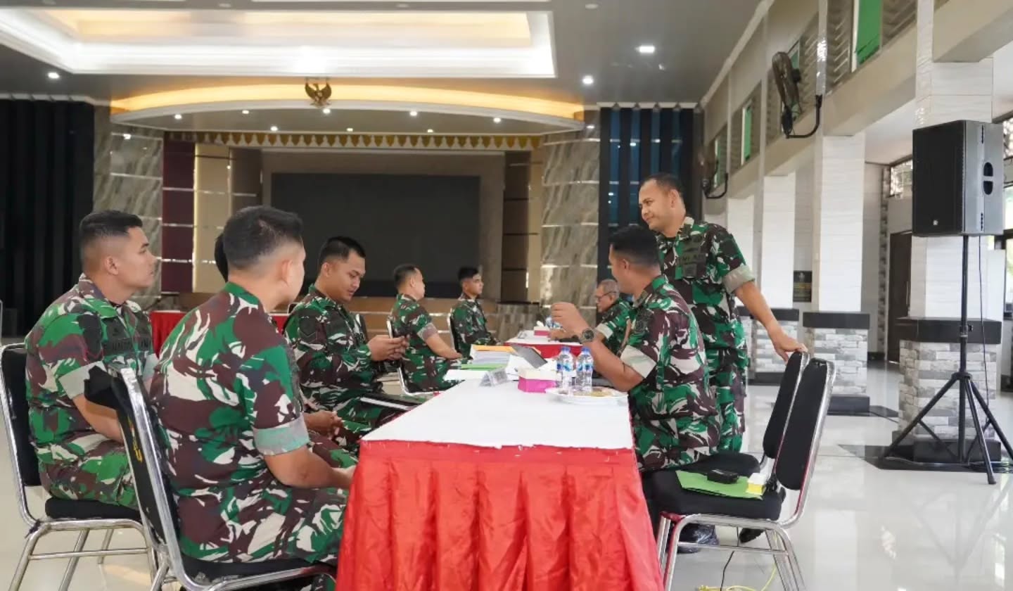 Pangdivif 1 Kostrad Terima Kunjungan Tim Audit Kinerja Tahap II Itkostrad TA 2026