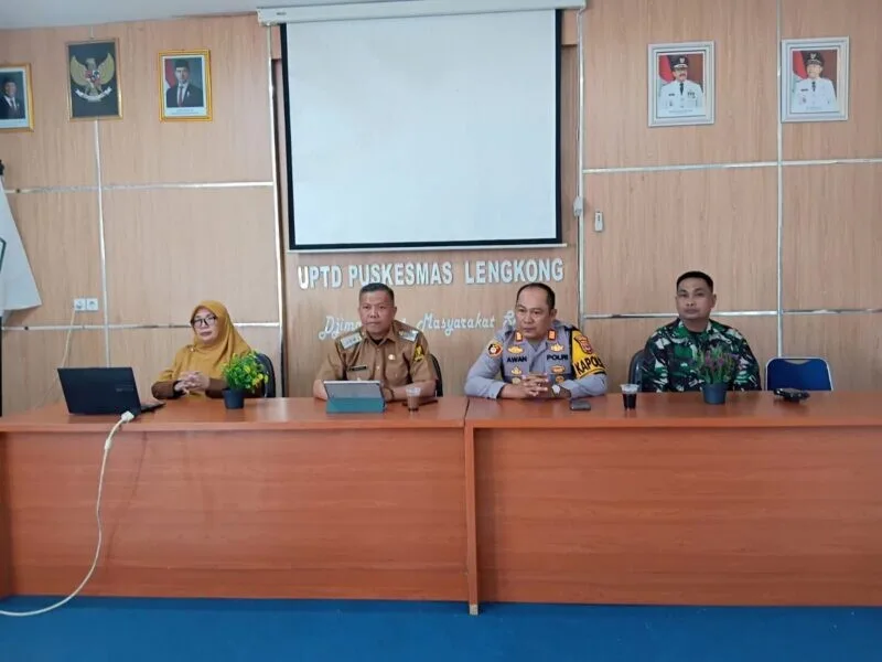 Bamin Tuud Koramil 2209/Lengkong Hadiri Musyawarah Tingkat Kecamatan Bahas Persiapan HUT RI ke-81