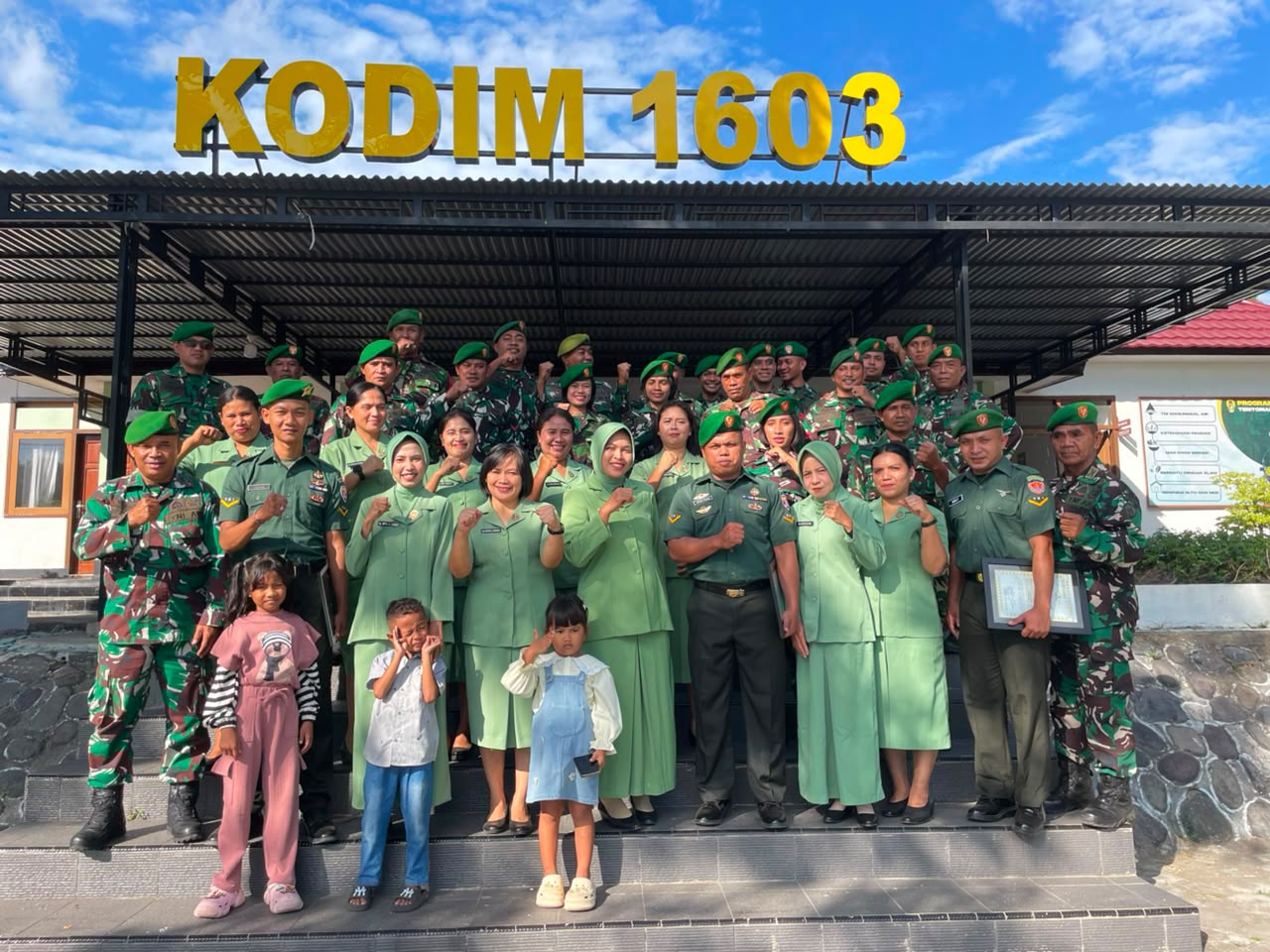 Korps Raport Jadi Momentum Penghargaan atas Dedikasi Prajurit Kodim 1603/Sikka