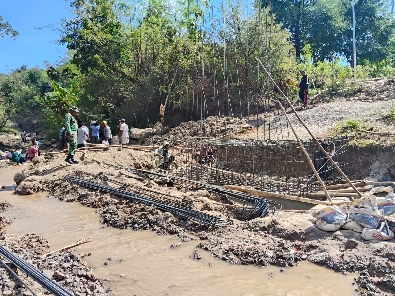 Kodim Kupang Wujudkan Jembatan Garuda Demi Kesejahteraan Masyarakat