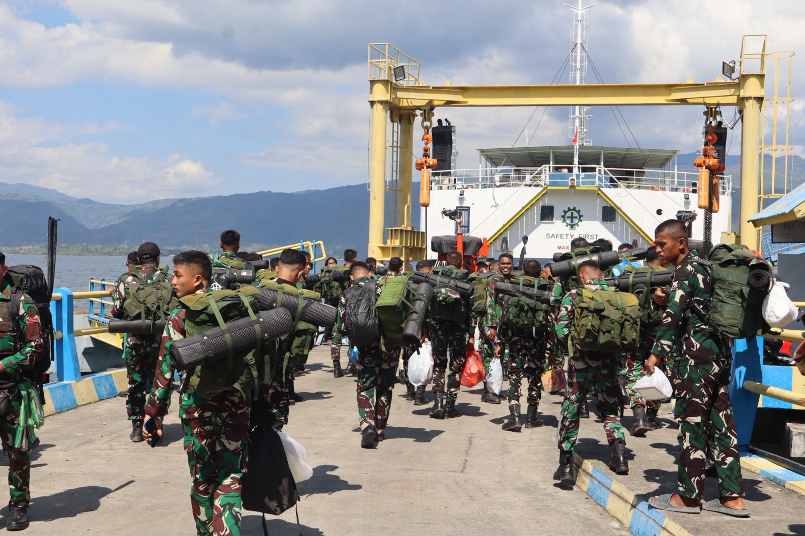 Bhakti TNI AD untuk Rakyat di Kabupaten Alor Resmi Ditutup, 59 Personel Satgas Kembali ke Satuan