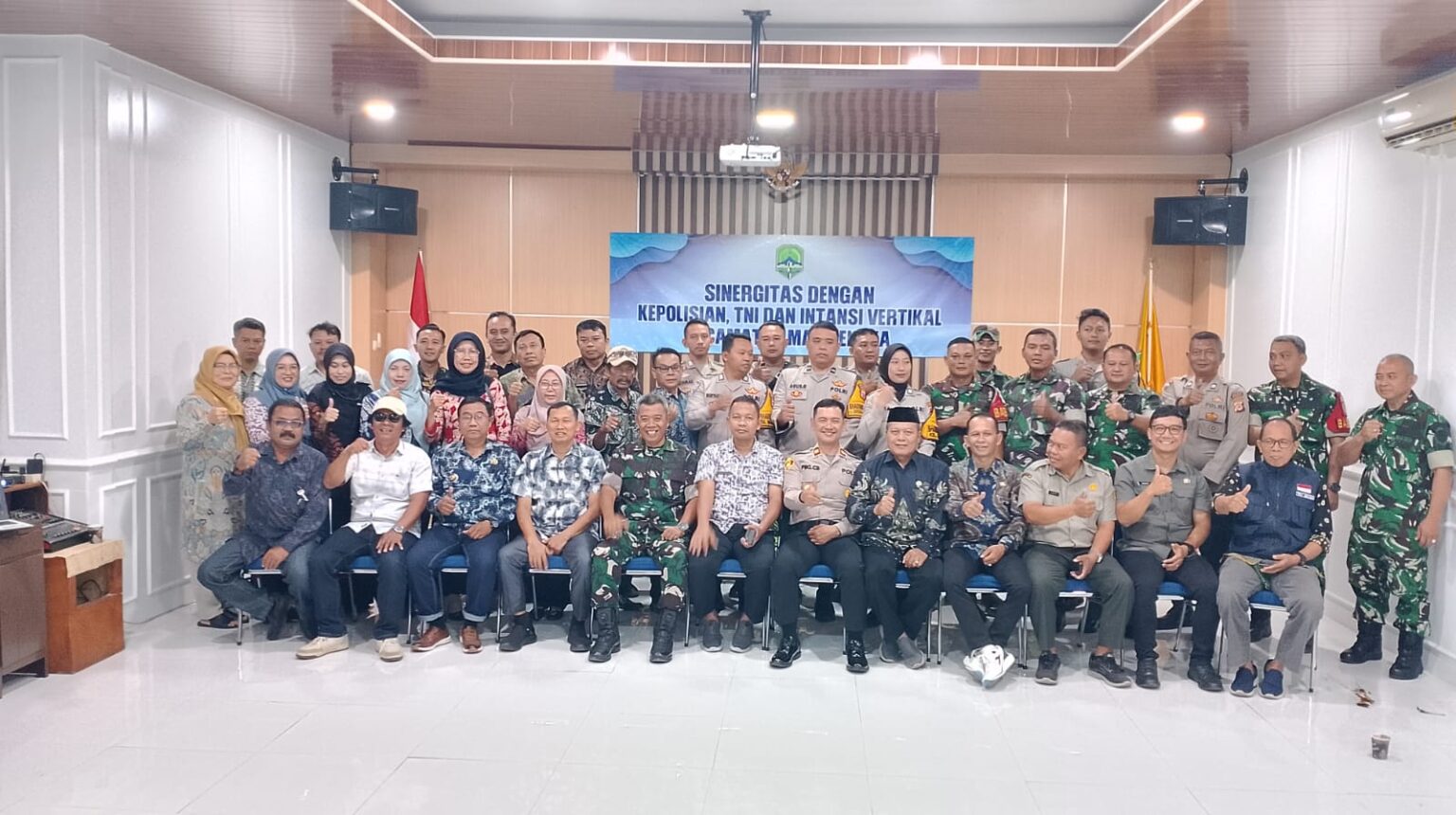 Perkuat Sinergitas, Danramil 1701/Majalengka Hadiri Rakor Bersama TNI-Polri dan Instansi Vertikal Jaga Kondusivitas Wilayah