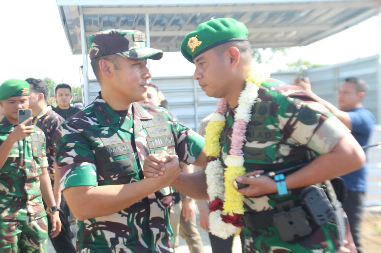 Dandim 0617/Majalengka Sambut Kedatangan Prajurit Yon TP 338/Talaga Manggung, Perkuat Sinergi TNI dan Pemerintah Daerah