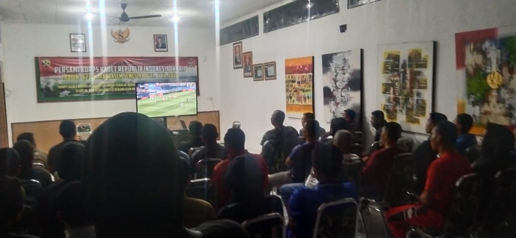 Mempererat silaturahmi, Kodim 1623/Karangasem ajak Masyarakat Nonton bersama piala Dunia 2026.