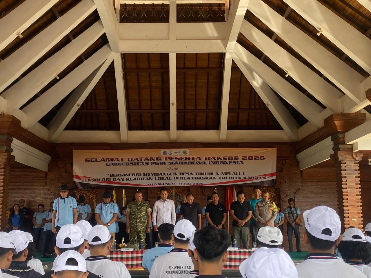 Danramil Banjarangkan Terjunkan Babinsa Timuhun Kawal Penutupan  Bakti Sosial Universitas PGRI Mahadewa Indonesia