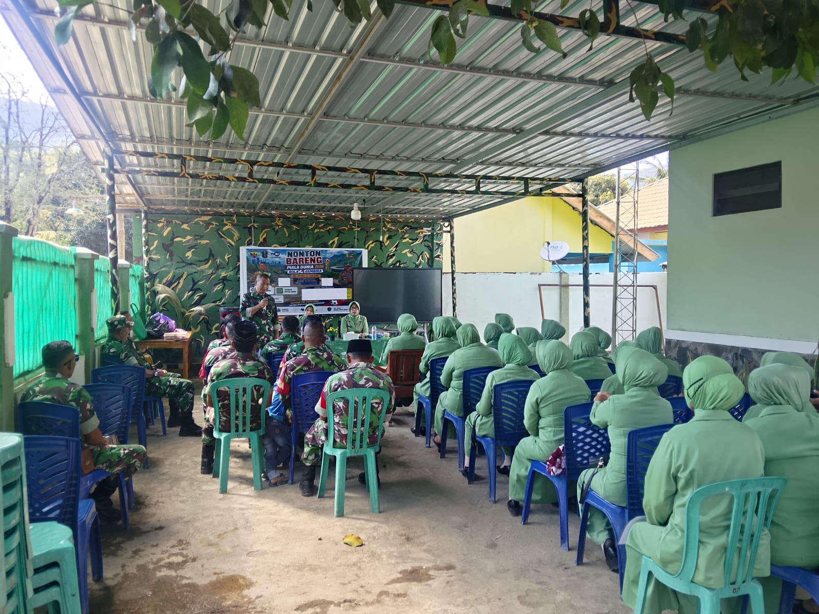 Pererat Kebersamaan, Persit Ranting 8 Monta Laksanakan Pertemuan Bulanan
