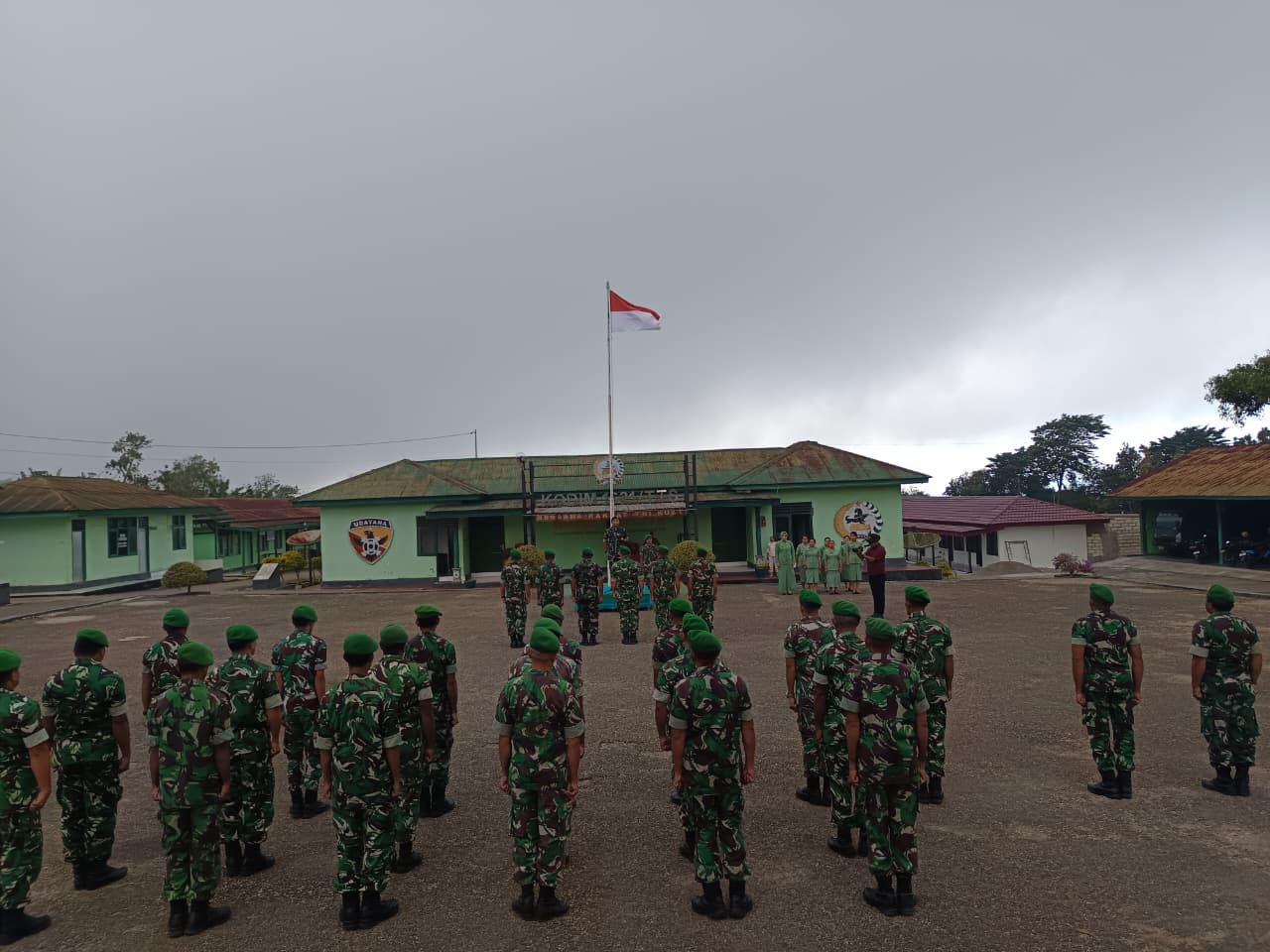 Perkuat Kinerja Satuan, Kodim 1621/TTS Gelar Korps Raport Serah Terima Jabatan Perwira dan Bintara