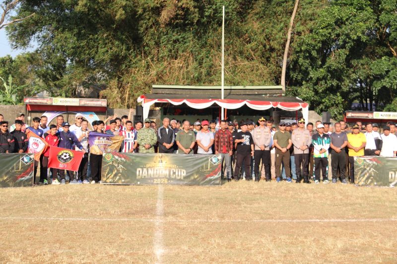 Dandim Cup 2026 Resmi Kick Off, Kodim 0607 Kota Sukabumi Dorong Lahirnya Atlet Berprestasi