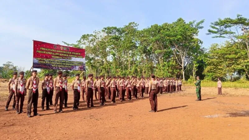 Anggota Koramil 2213/Jampangkulon Hadiri Penutupan Kegiatan KKRI di Kecamatan Cimanggu