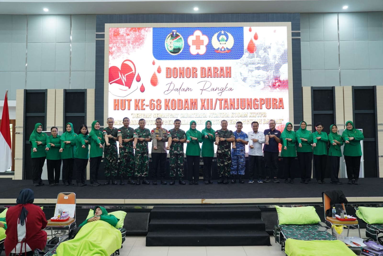 "Satu Tetes untuk Sesama: Target Fantastis Kodam XII/Tpr di HUT Ke-68 Siap Banjir Darah dengan 2.352 Kantong!"