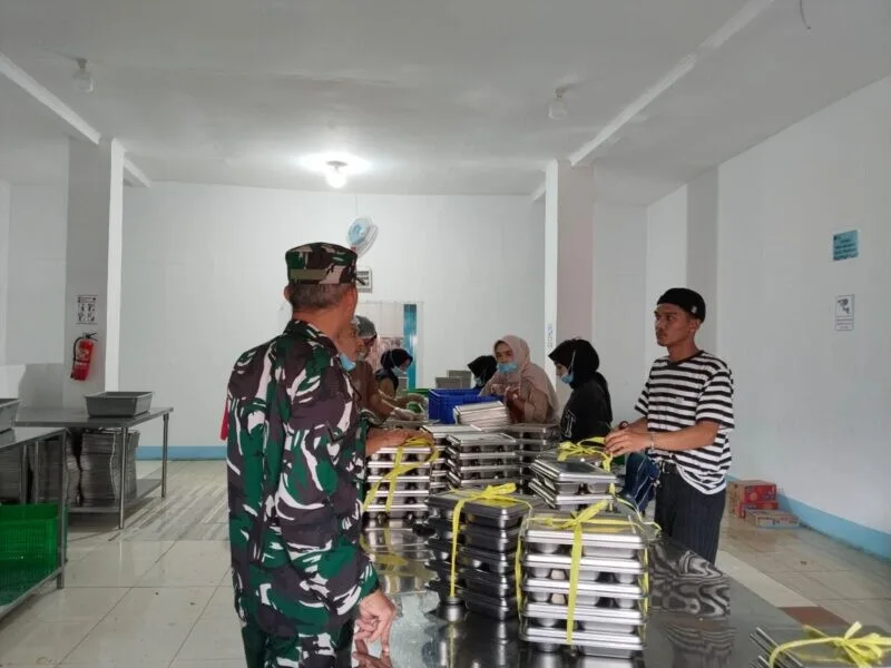 Babinsa Koramil 2209/Lengkong Laksanakan Pengecekan Dapur SPPG di Desa Tegallega