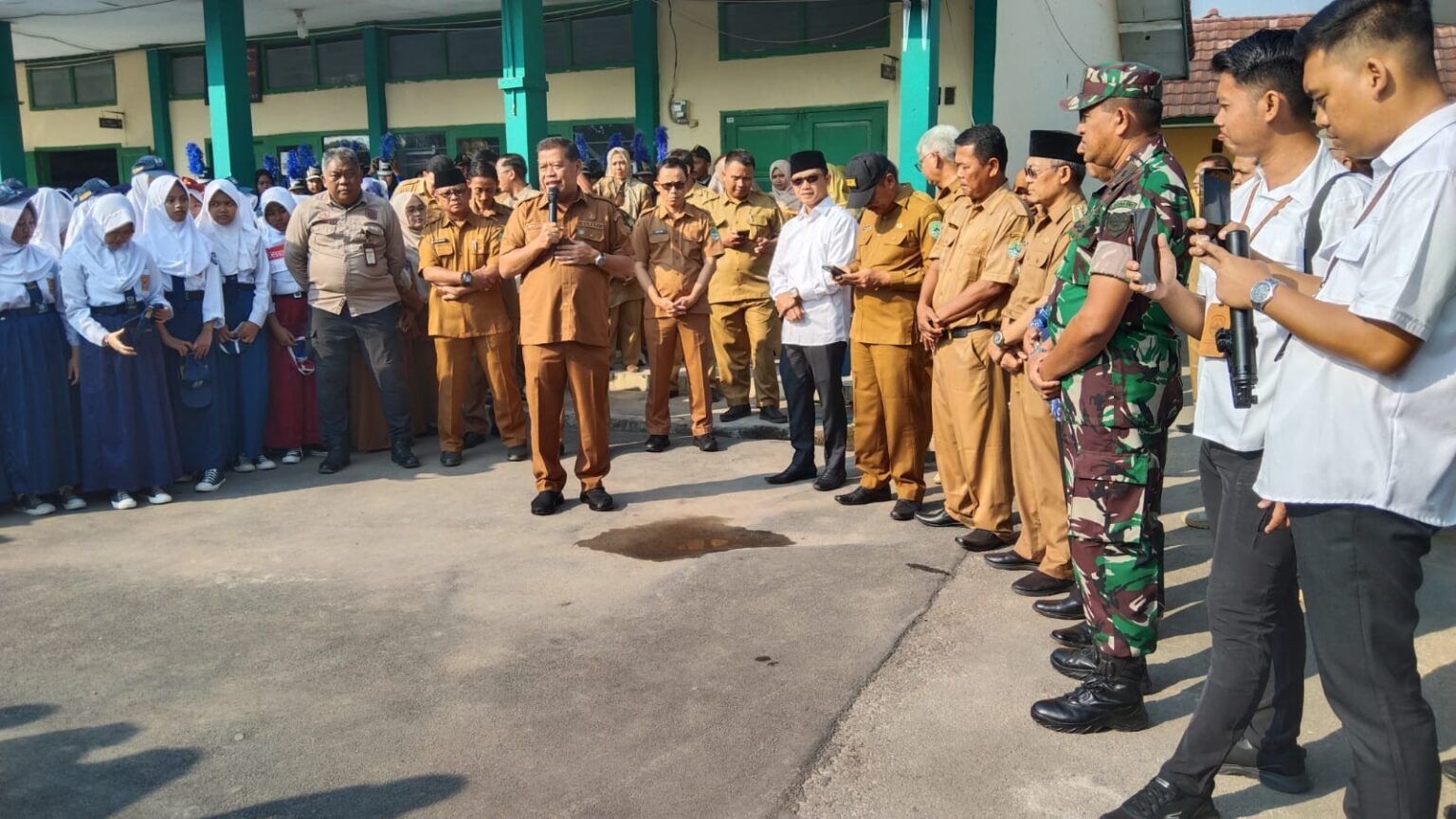 Danramil Leuwimunding Hadiri Peresmian Revitalisasi SMPN 1, Dukung Peningkatan Mutu Pendidikan di Majalengka